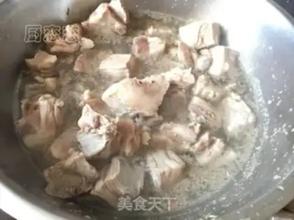 Make radish lamb chops step 1