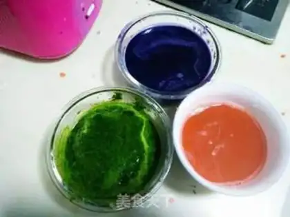 Make Colour dumplings step 0