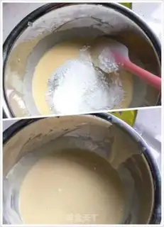 Make No sour chimney cake step 7