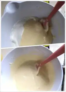 Make No sour chimney cake step 9