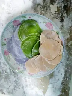 Make Colour dumplings step 4