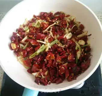 Make Spicy chicken step 12