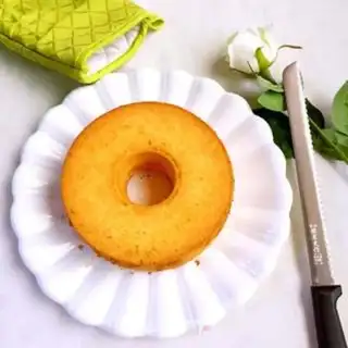 Make No sour chimney cake step 12