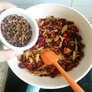 Make Spicy chicken step 13