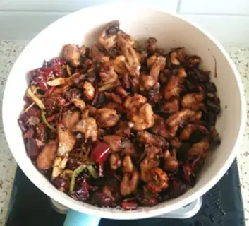 Make Spicy chicken step 14