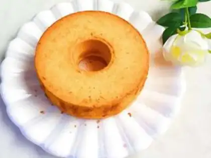 Make No sour chimney cake step 14