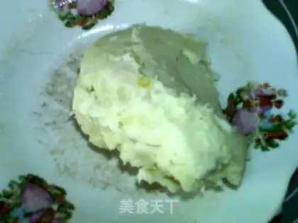 Make A mountain cake step 4