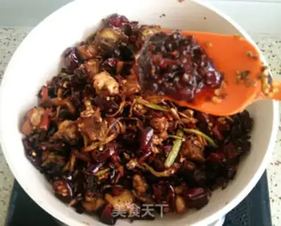 Make Spicy chicken step 15