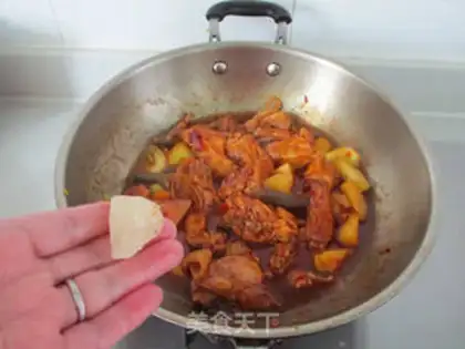 Make Spicy potato chicken step 5