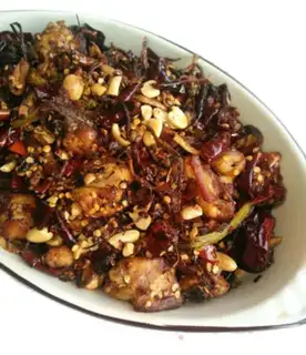 Make Spicy chicken step 17