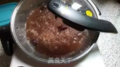 Make Red bean round sugar step 4