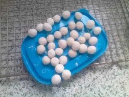 Make Red bean round sugar step 6