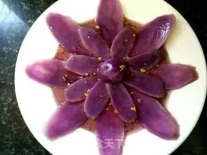 Make Blueberry juice purple mountain medicine step 5