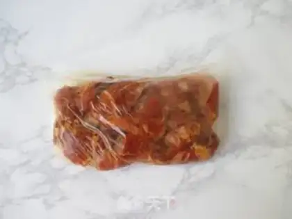 Make Black pepper plum meat step 3