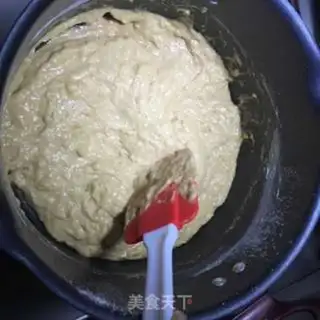 Make Peach walnut marfin cake step 5