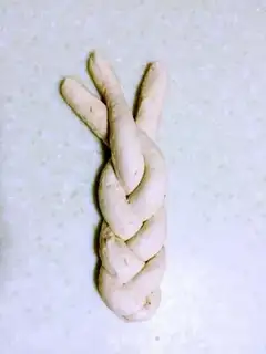 Make Oatmeal braid bag step 7