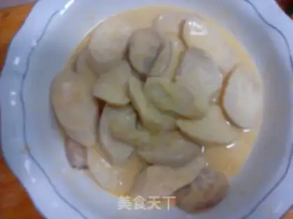 Make Fried almond mushrooms step 3