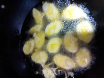 Make Fried almond mushrooms step 4