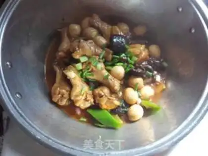 Make The chicken wings of quail eggs step 7