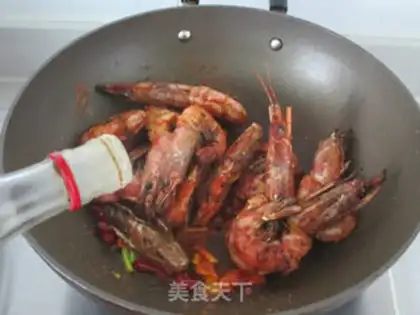 Make Dry pan shrimp step 6