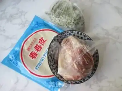 Make Shang Chun rolls step 0