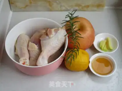Make Lemon apple roast chicken leg step 0