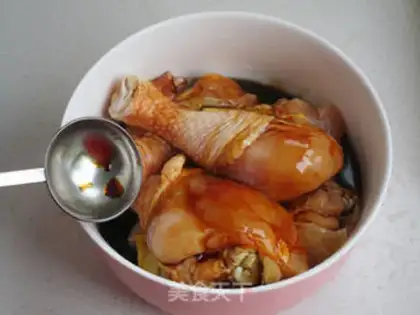 Make Lemon apple roast chicken leg step 1