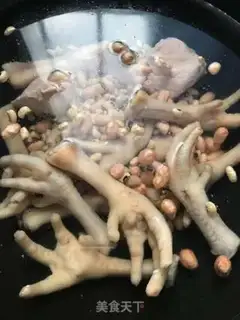 Make Boots and peanut chicken feet step 5