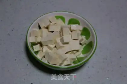 Make Slippery tofu step 1