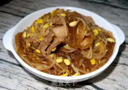 Make Pork bean sprouts step 12