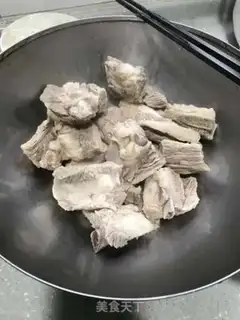 Make Saffron ribs step 1