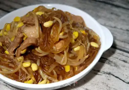 Make Pork bean sprouts step 13