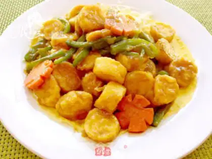 Make Burning Japanese tofu step 5