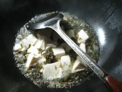 Make Snow hogs boil tofu step 3