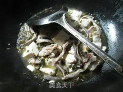 Make Snow hogs boil tofu step 6