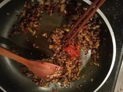 Make Mushroom beef sauce step 8