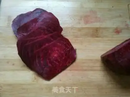 Make Meatloaf beet head step 1