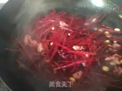 Make Meatloaf beet head step 8
