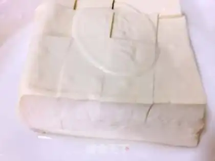 Make Tofu soup step 1