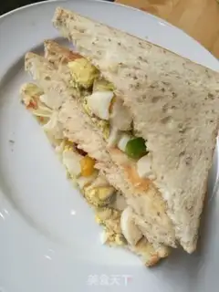 Make Egg sandwich step 7