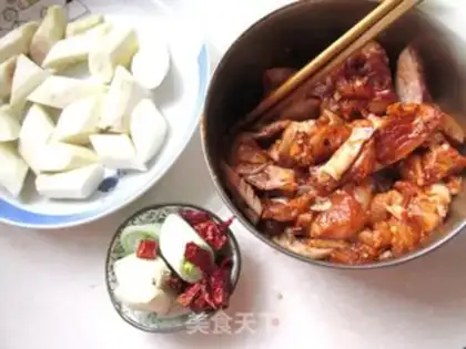 Make Chongqing Chicken Man step 1