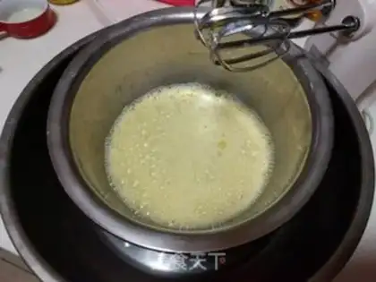 Make Old chicken cake step 1
