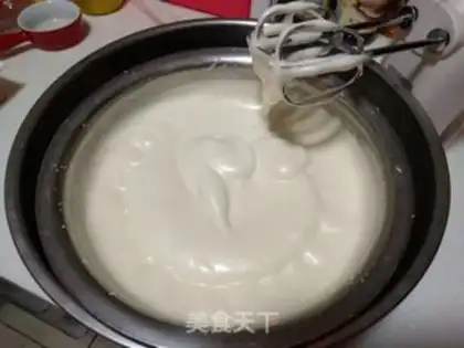 Make Old chicken cake step 2