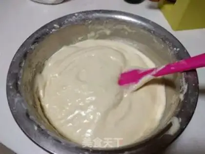 Make Old chicken cake step 4