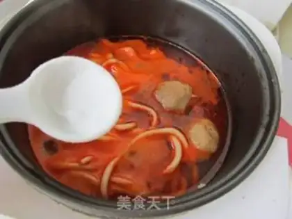 Make Cheeseball noodles step 4