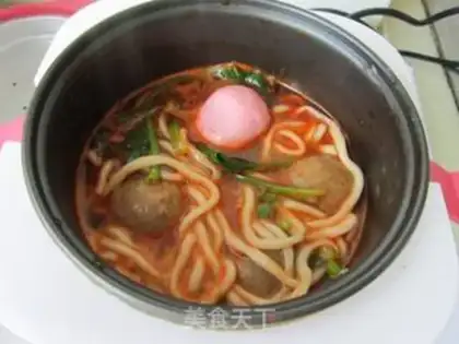 Make Cheeseball noodles step 6