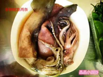 Make Squid bean four seasons step 1