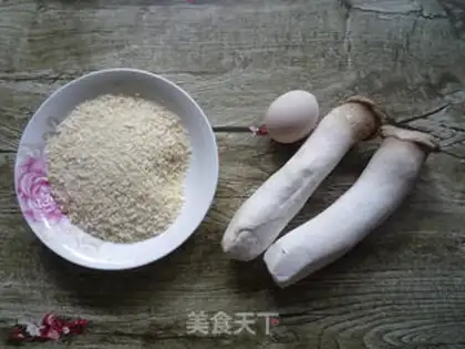 Make Fried almond mushrooms step 0
