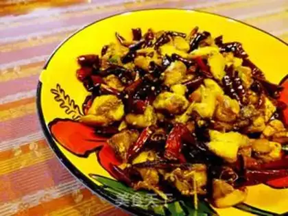 Make Simple chili chicken step 5