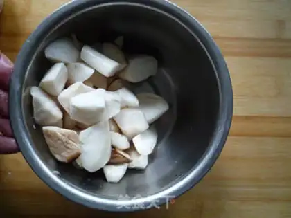 Make Fried almond mushrooms step 3